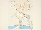 drawing of a person holding a tennis racquet on a tennis court