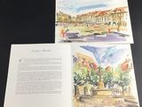 a picture of a book with a picture of a city