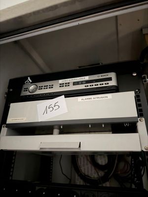 a picture of a rack with a lot of electronics in it