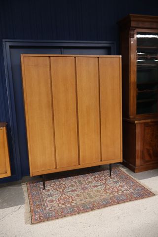 VINTAGE – Armoire Penderie ouvrant à deux portes coulissantes. H ...