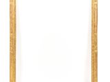 a gold picture frame with a white background