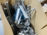 a cardboard box with a bunch of wires inside of it