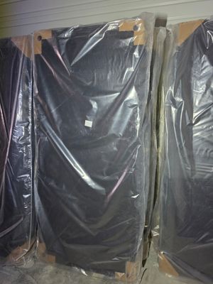 several pieces of plastic are wrapped in plastic to protect them from the sun