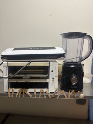 Lot électroménagers , minifour, sous videur, blender , grill…