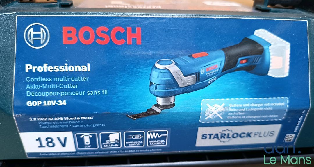 Découpeur ponceur sans fil BOSCH PROFESSIONAL dans sa boîte …