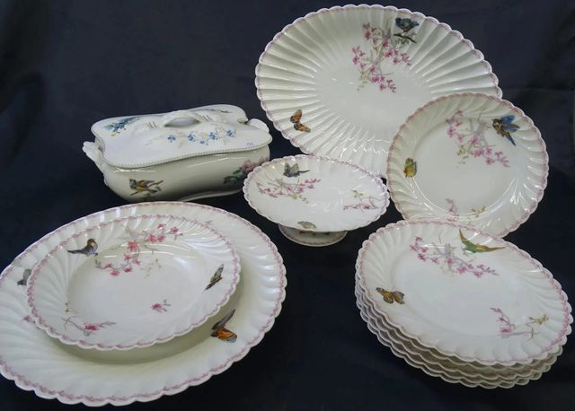 Majorelle Nancy. Limoges, manufacture Havilland. Partie de servic...