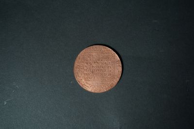 Médaille de poche en cuivre Calendrier pour l'année 1805.