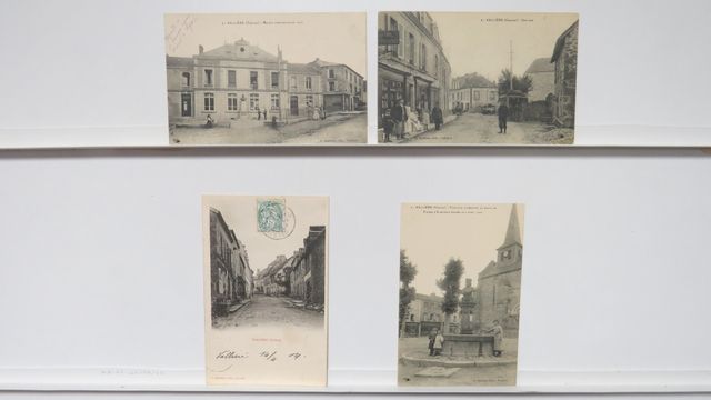 Vallière : Lot de 4cpa, dont 2 rares : Carte verticale du bas de ...