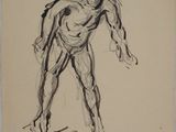 une image représentant un dessin d'un homme debout, les mains sur les hanches
