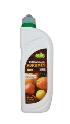 STAR JARDIN - Engrais liquide agrumes - 1L - NPK 3-2-6 - Act…