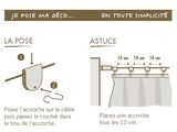a diagram of how to use a shower curtain in the bathroom