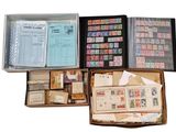 many different types of stamps in a box
