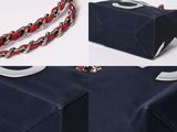 two different pictures of a purse with a chain around it