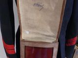 uniform worn by a man in a military uniform with writing on it