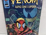 the cover of venom long came a spider comic book