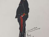 an image of a drawing of a man in a military uniform