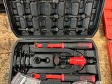 a tool kit that is sitting on a table