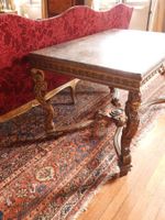 TABLE DE MILIEU de style Régence en bois mouluré, sculpté et… (photo 3)
