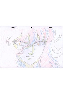 drawing of a girl with long hair and glasses on a white background