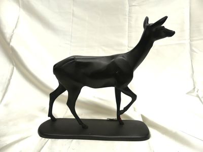 Irénée ROCHARD (1906-1984) Biche Bronze patiné H.
