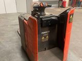 a picture of a forklift in a warehouse