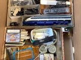 a box full of assorted items that are in it