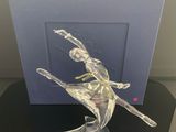figurine représentant une femme sur une planche de surf, présentée dans une boîte