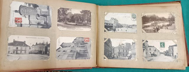 Album de cartes postales anciennes et semi modernes