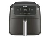 an image of a black air fryer sitting on top of a counter