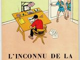 the cover of a comic book with a cartoon of a man sitting at a desk