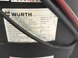 a close up of a water heater with a label on it