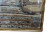 a picture of a painting on the wall of a room