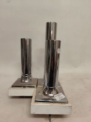 Rolf KRÜGER (XXème siècle). Suite de trois appliques ou lamp…