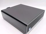 an image of a black computer case sitting on top of a white surface