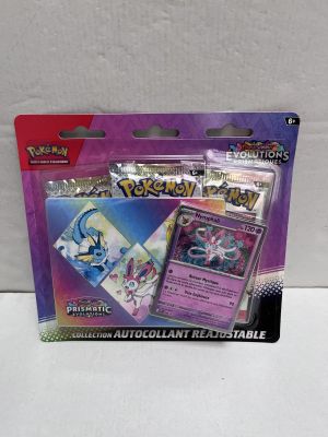 a close up of a package of pokemon cards on a table