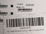 a close up of a bar code on a laptop