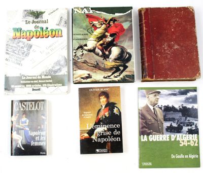 Lot de 6 ouvrages sur l'histoire militaire, Napoléon etc.
