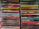 a lot of cassettes stacked on top of each other