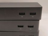 a close up of a couple of black boxes on top of each other