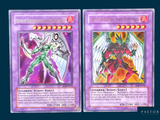 two cards of the same type of card are shown in this image