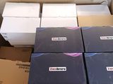 several boxes are stacked on top of each other in a box