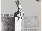 an image of a black and white drawing of a woman with a bird on her head