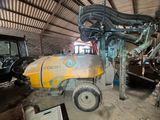 a machine that is sitting inside of a building