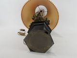 a clock that is sitting on top of a table