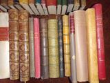 many old books on the table together on the table