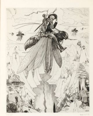 Philippe MOHLITZ (1941-2019) "L'invasion"