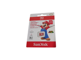 une carte sur laquelle figure l'image d'un personnage de Mario Bros