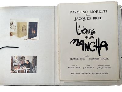 un livre ouvert avec la photo d'un homme et d'une femme