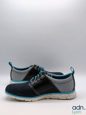 a close up of a pair of shoes on a white background