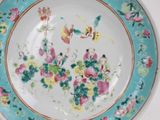 a plate with a design on it on a table